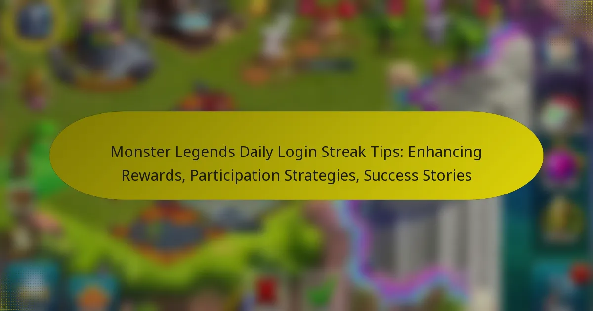 Monster Legends Daily Login Streak Tips: Enhancing Rewards, Participation Strategies, Success Stories