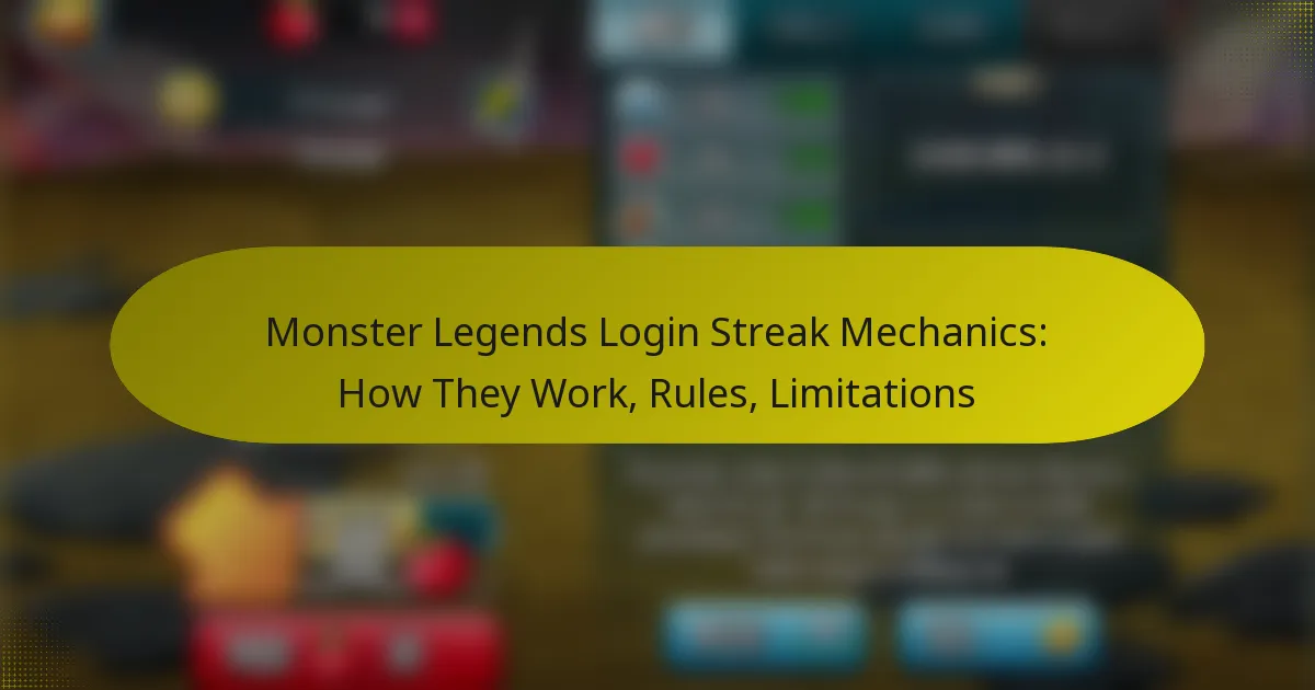 Monster Legends Login Streak Mechanics: How They Work, Rules, Limitations
